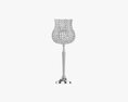 Candle Holder With Crystals 3D-Modell