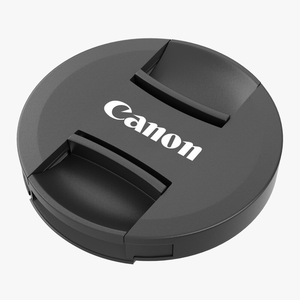Canon Camera Lens Cover Modello 3D