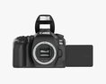 Canon Eos 90d Dslr Camera 50mm F1.8 Stm Lens 3d model