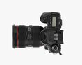 Canon Eos 90d Dslr Camera Ef 24-70mm F2.8l Ii Usm Lens 02 3D模型