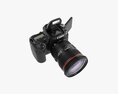 Canon Eos 90d Dslr Camera Ef 24-70mm F2.8l Ii Usm Lens 02 Modello 3D