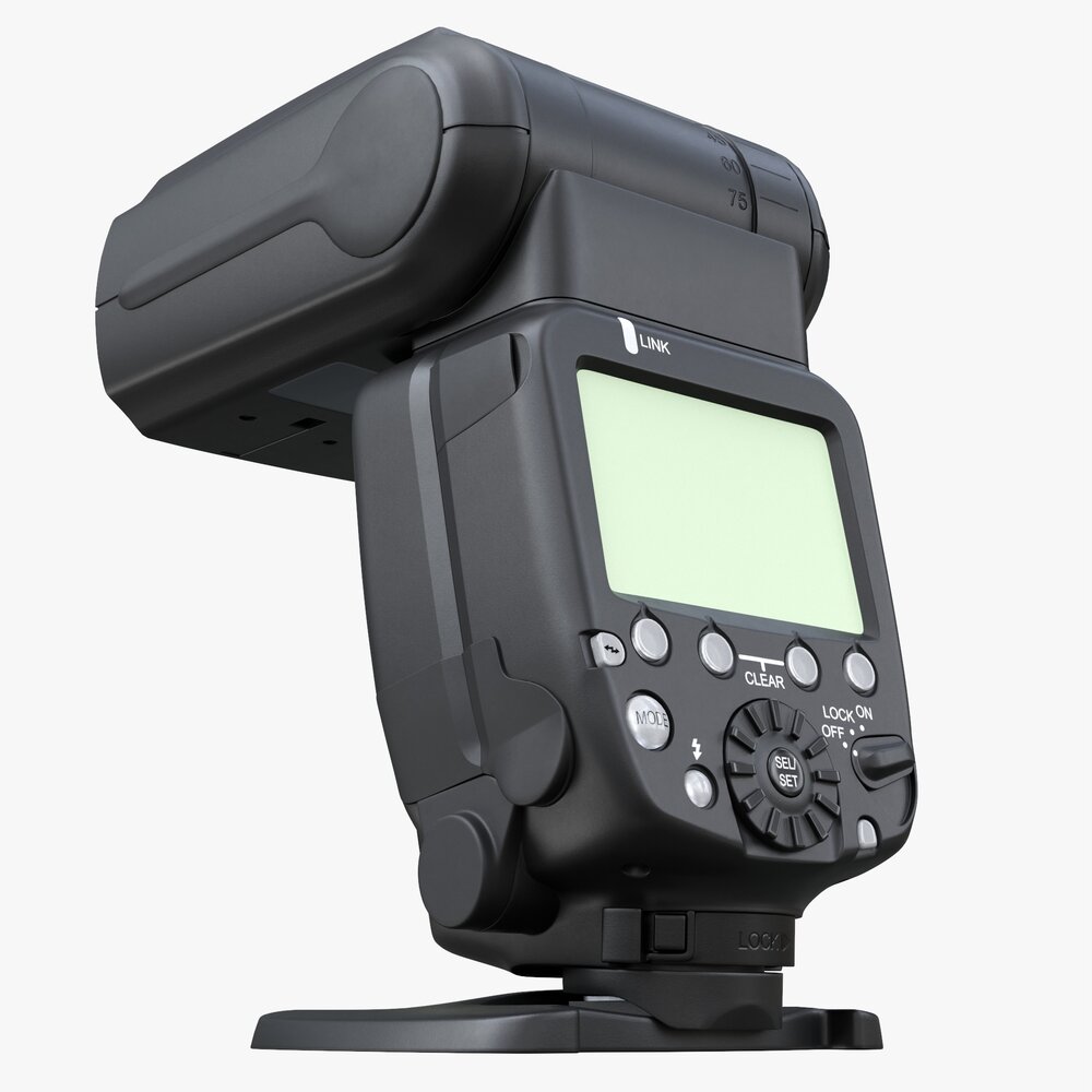 Canon Speedlite 600ex-Rt Camera Flash Wireless Modèle 3D