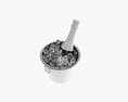 Champagne Bottle In Bucket With Ice 3D модель