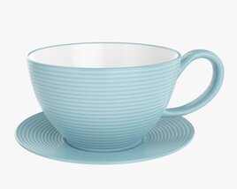 Coffee Mug With Saucer 03 Modèle 3D