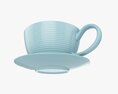 Coffee Mug With Saucer 03 Modello 3D