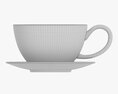 Coffee Mug With Saucer 03 Modelo 3D