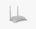 Dual Band Wireless Router 3g-4g 3D 모델 