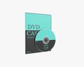 Dvd Case Closed With Disc Mockup Modelo 3d
