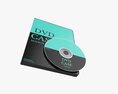 Dvd Case Closed With Disc Mockup 3d model