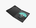 Dvd Case Open With Disc 01 Mockup Modèle 3d
