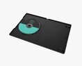 Dvd Case Open With Disc 02 Mockup Modèle 3d