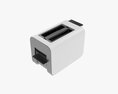 Electric Modern Toaster White 3D-Modell