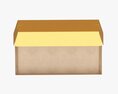 Fast Food Paper Box 01 Large Open 3D-Modell