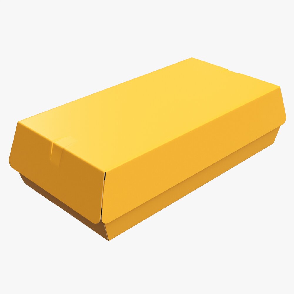 Fast Food Paper Box 01 3Dモデル