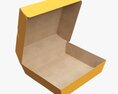 Fast Food Paper Box 02 Large Open Modelo 3D