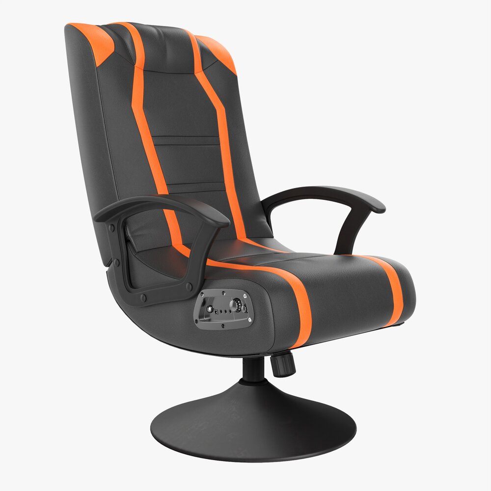Gaming Chair With Integrated Audio Modelo 3d