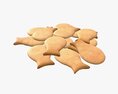 Fish Cookie 3D-Modell