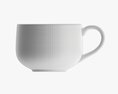 Glass Transparent Coffee Mug With Handle 10 3Dモデル