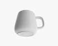 Glass Transparent Coffee Mug With Handle 11 3D модель