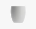 Glass Transparent Coffee Mug Without Handle 01 Modelo 3D