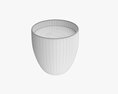 Glass Transparent Coffee Mug Without Handle 01 3D模型