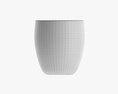 Glass Transparent Coffee Mug Without Handle 01 Modelo 3d