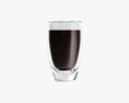 Glass Transparent Coffee Mug Without Handle 02 Modelo 3d