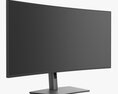 Lcd 38-Inch Curved Monitor Modèle 3d