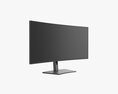 Lcd 38-Inch Curved Monitor 3D-Modell