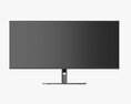 Lcd 38-Inch Curved Monitor Modelo 3D