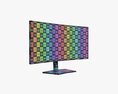 Lcd 38-Inch Curved Monitor Modelo 3d