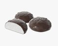 Marshmallows Covered In Chocolate 3D-Modell