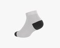 Sport Sock Short 01 Modello 3D