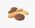 Round Cookies Modèle 3d