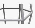 Bar Chair Hexagonal 01 3d model