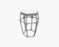 Bar Chair Hexagonal 02 3D-Modell
