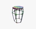 Bar Chair Hexagonal 02 Modèle 3d