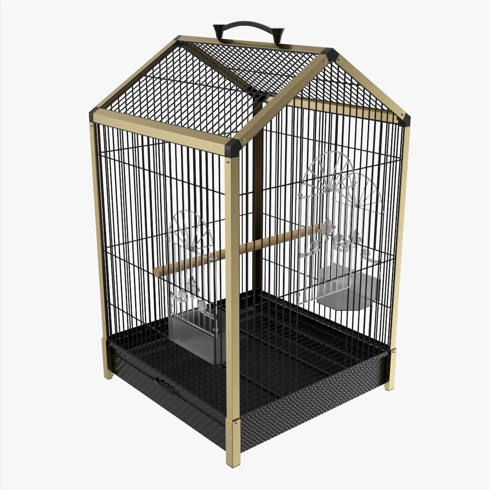 Bird Carrier Travel Cage 3D 모델 