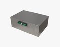 Box With Malachite Stone Modèle 3d