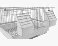 Flat Top Bird Cage 3d model