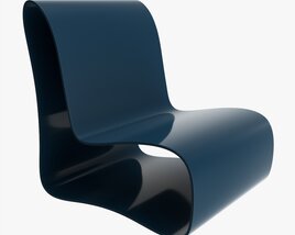 Modern Chair Plastic 3D model