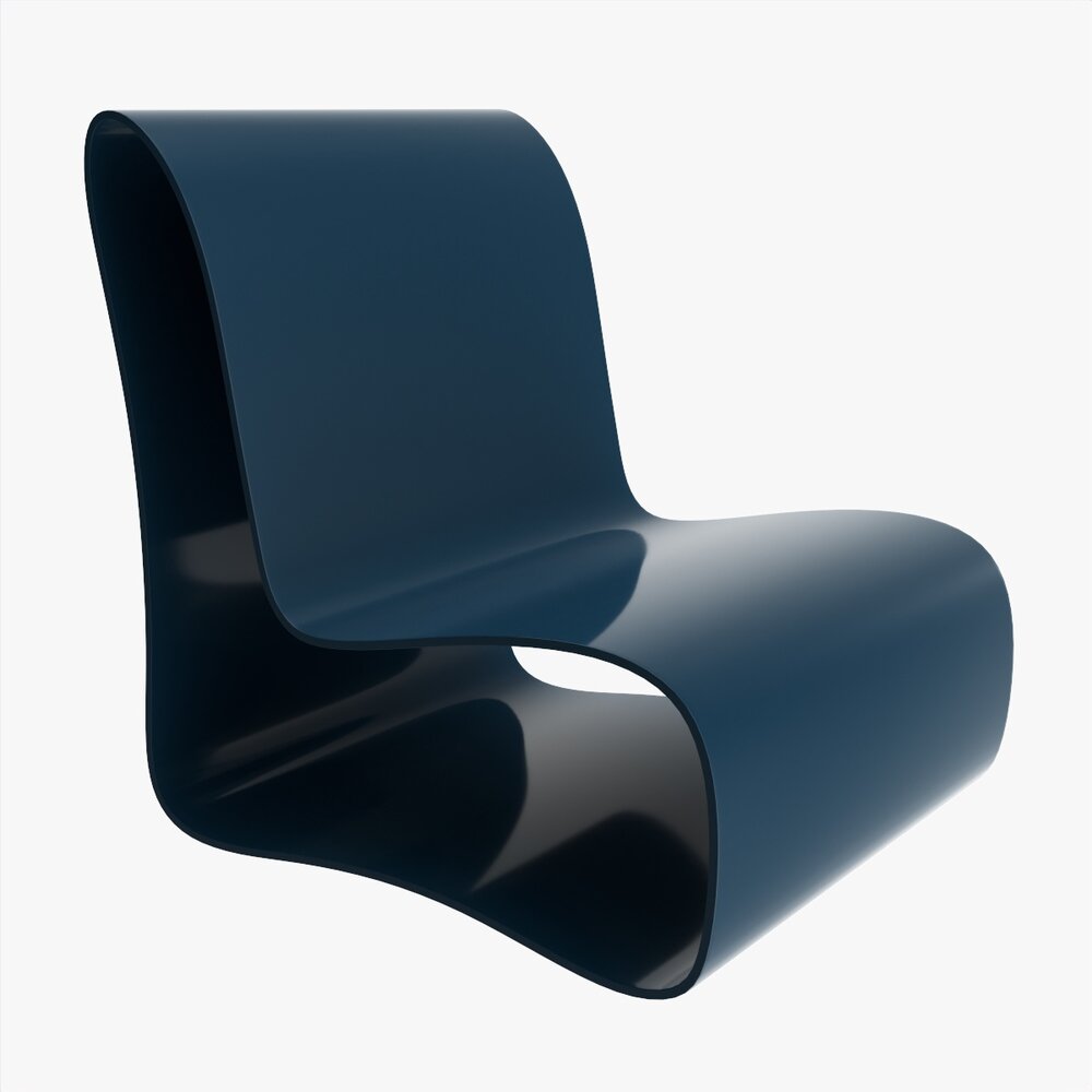 Modern Chair Plastic Modelo 3D