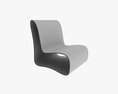 Modern Chair Plastic 3d model