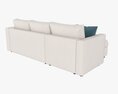 Modern Sofa With Chaise Longue Modelo 3D