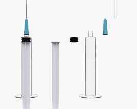 Empty Syringe 3D model