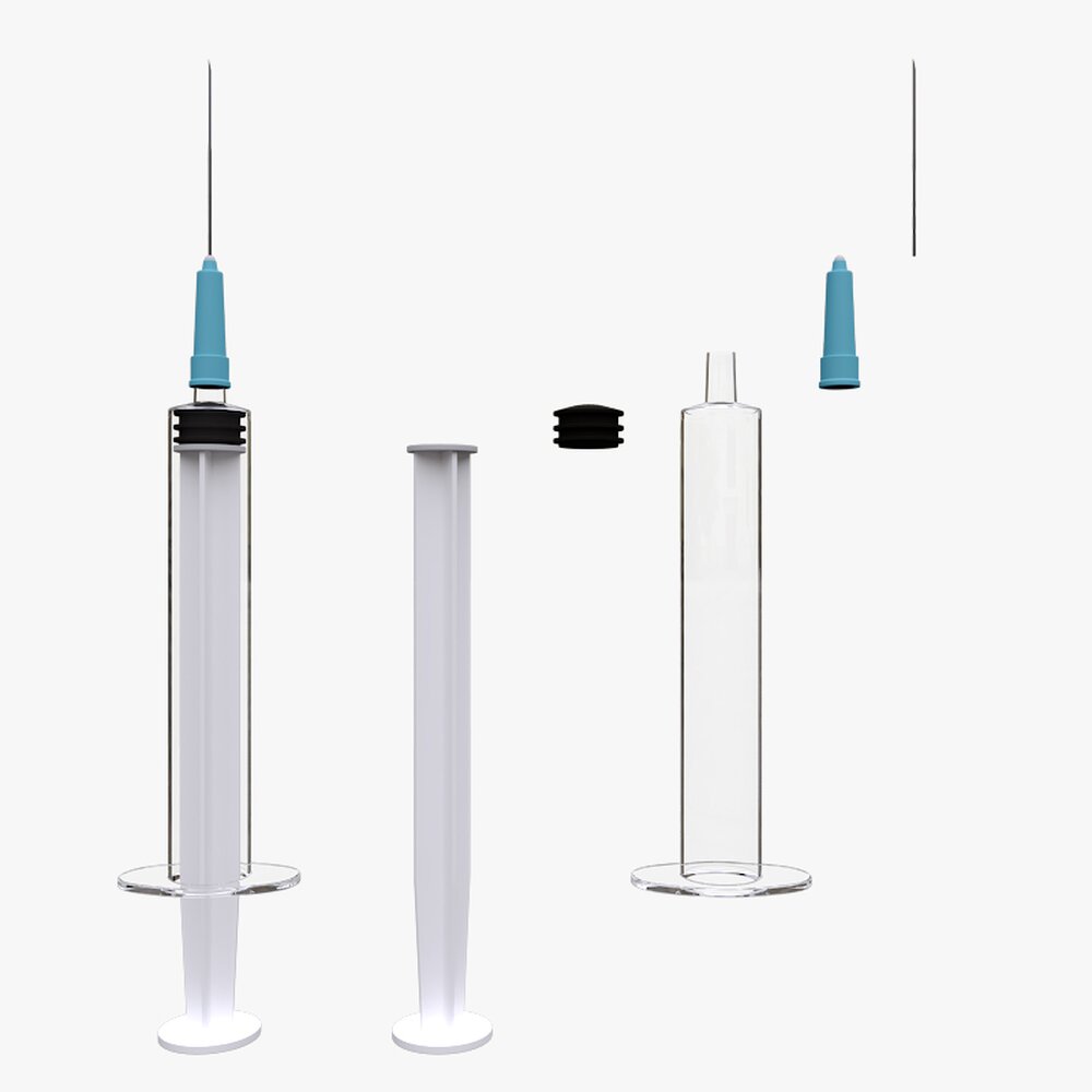 Empty Syringe 3Dモデル