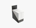 Paper Boxes With Tray Set 02 3D 모델 