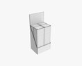 Paper Boxes With Tray Set 03 Modello 3D