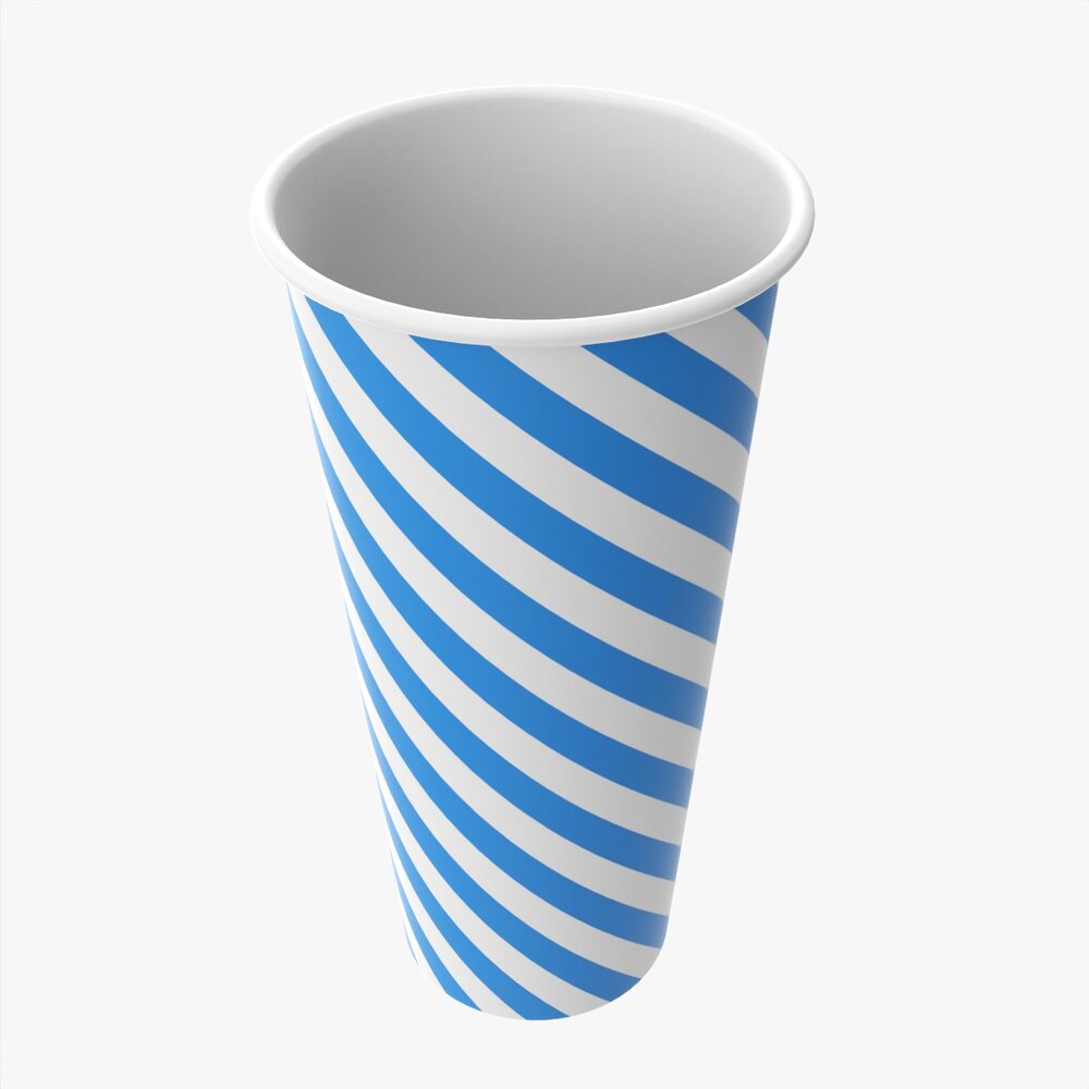 Paper Cold Cup 22 Oz 3Dモデル