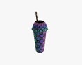 Paper Cold Cup 22 Oz With Translucent Solo Dome Lid 02 3D модель
